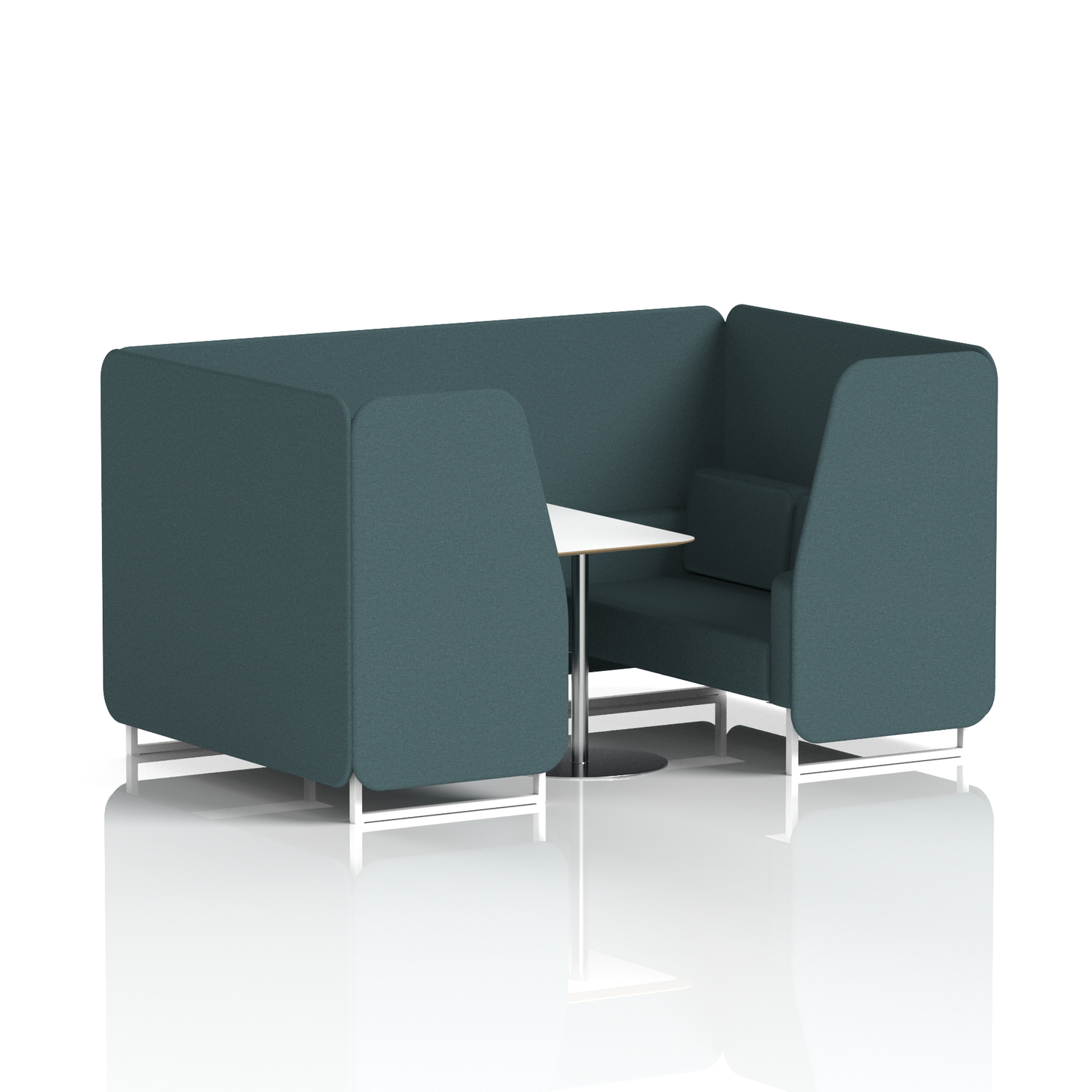 Brixworth Booth With White Table In Single Tone (Part 2)