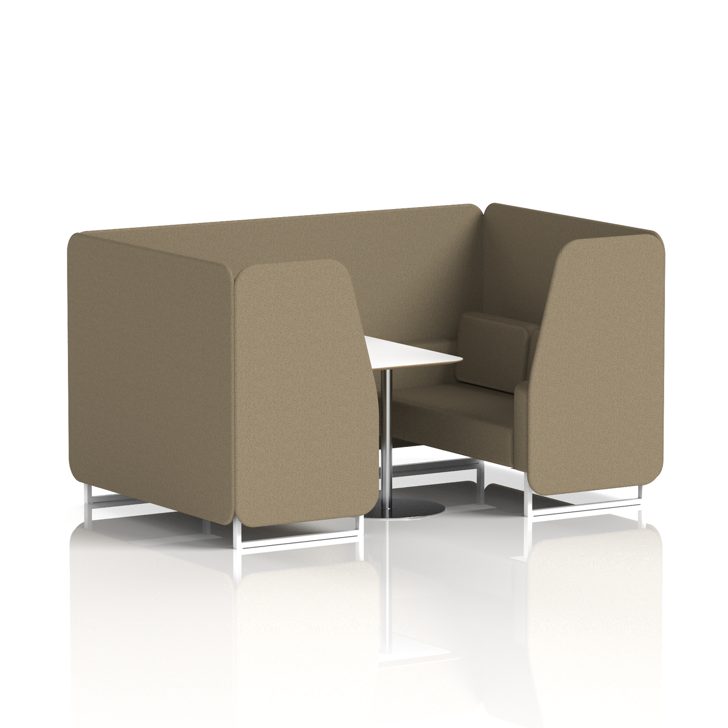 Brixworth Booth With White Table In Single Tone (Part 2)