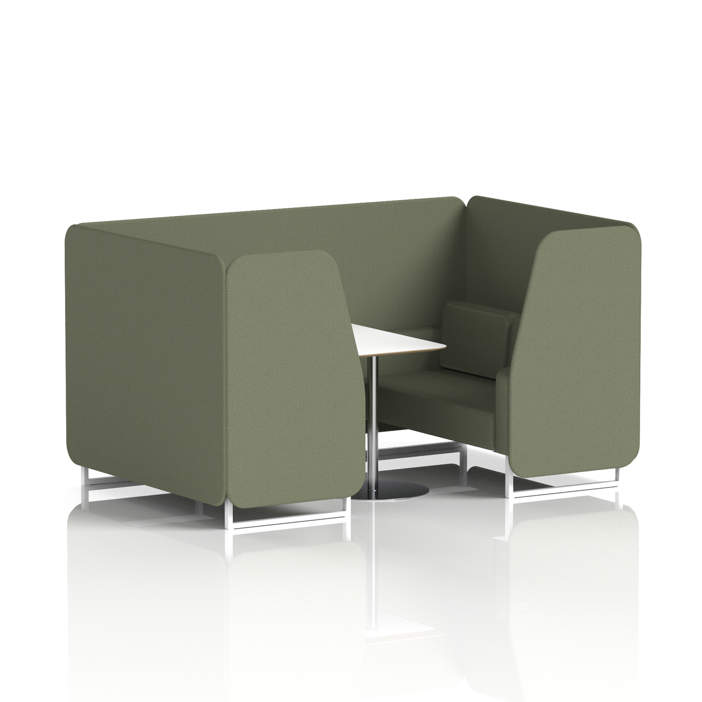 Brixworth Booth With White Table In Single Tone (Part 2)