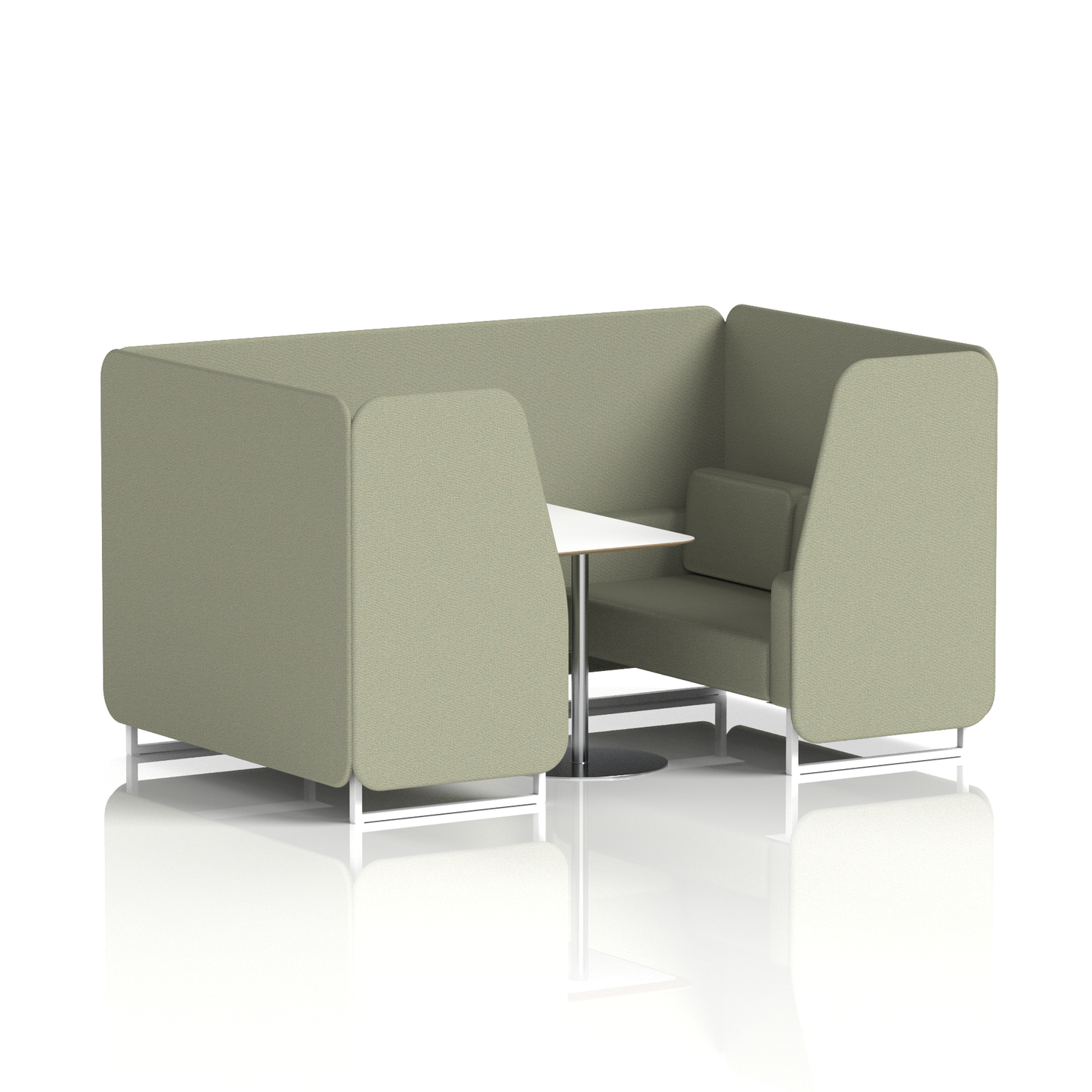 Brixworth Booth With White Table In Single Tone (Part 2)