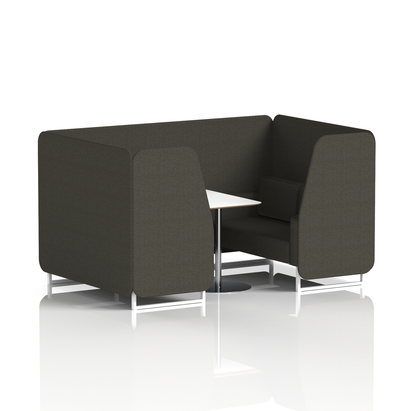 Brixworth Booth With White Table In Single Tone (Part 2)