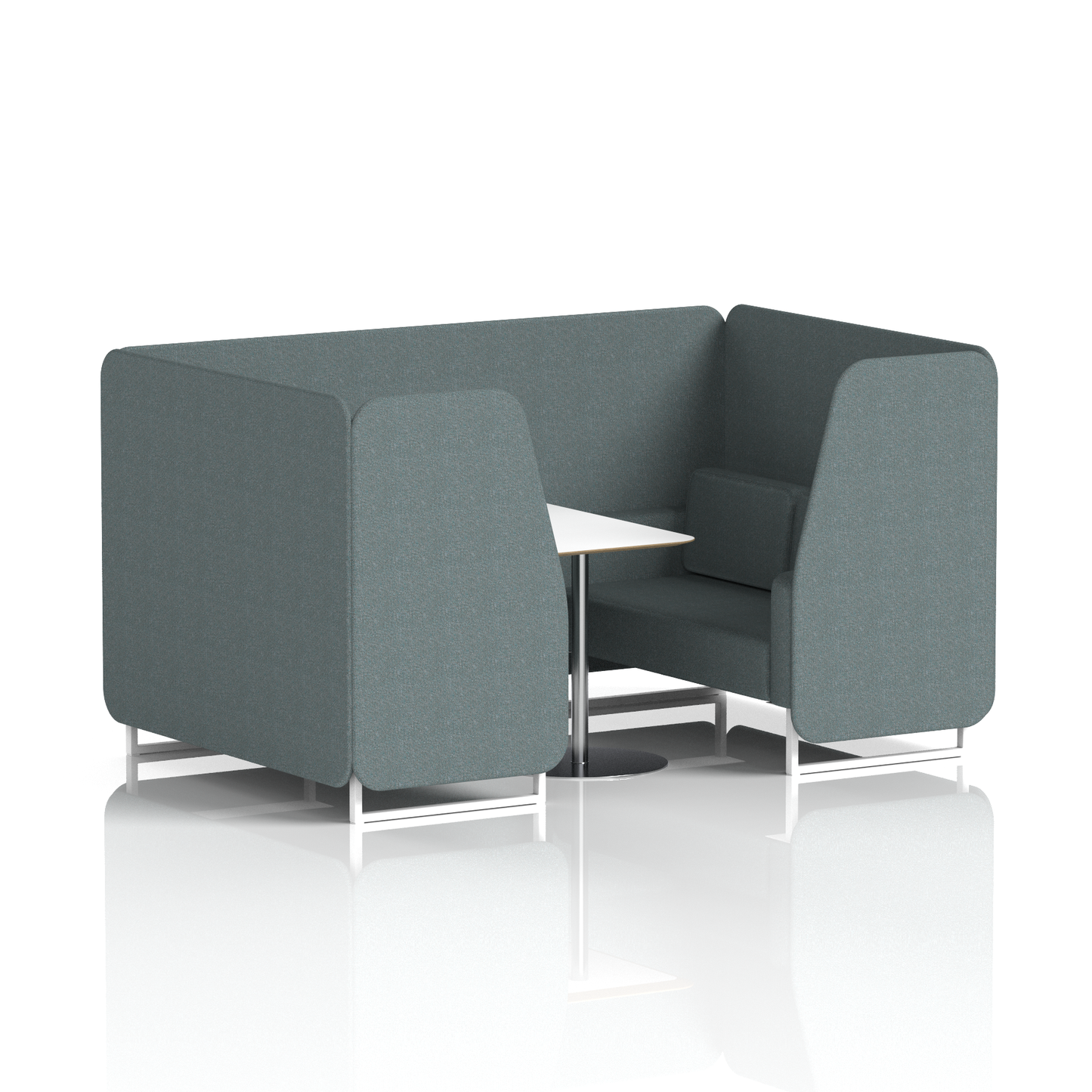 Brixworth Booth With White Table In Single Tone (Part 2)