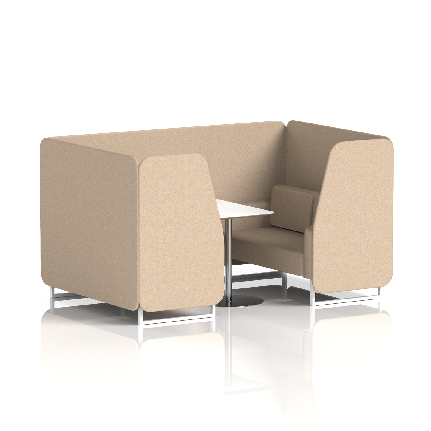 Brixworth Booth With White Table In Single Tone (Part 2)