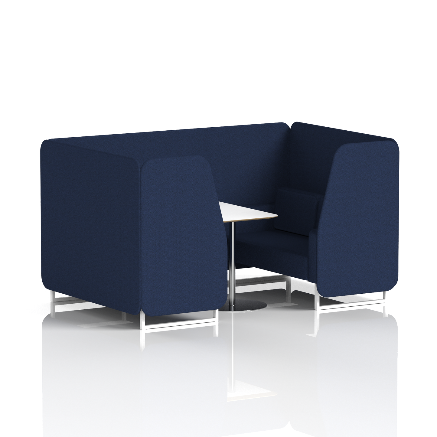 Brixworth Booth With White Table In Single Tone (Part 2)