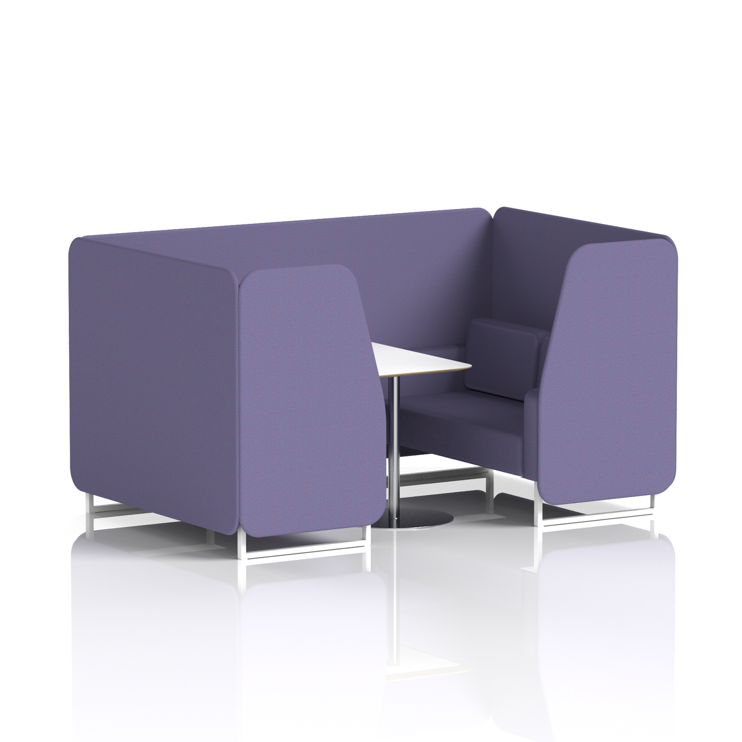 Brixworth Booth With White Table In Single Tone (Part 2)