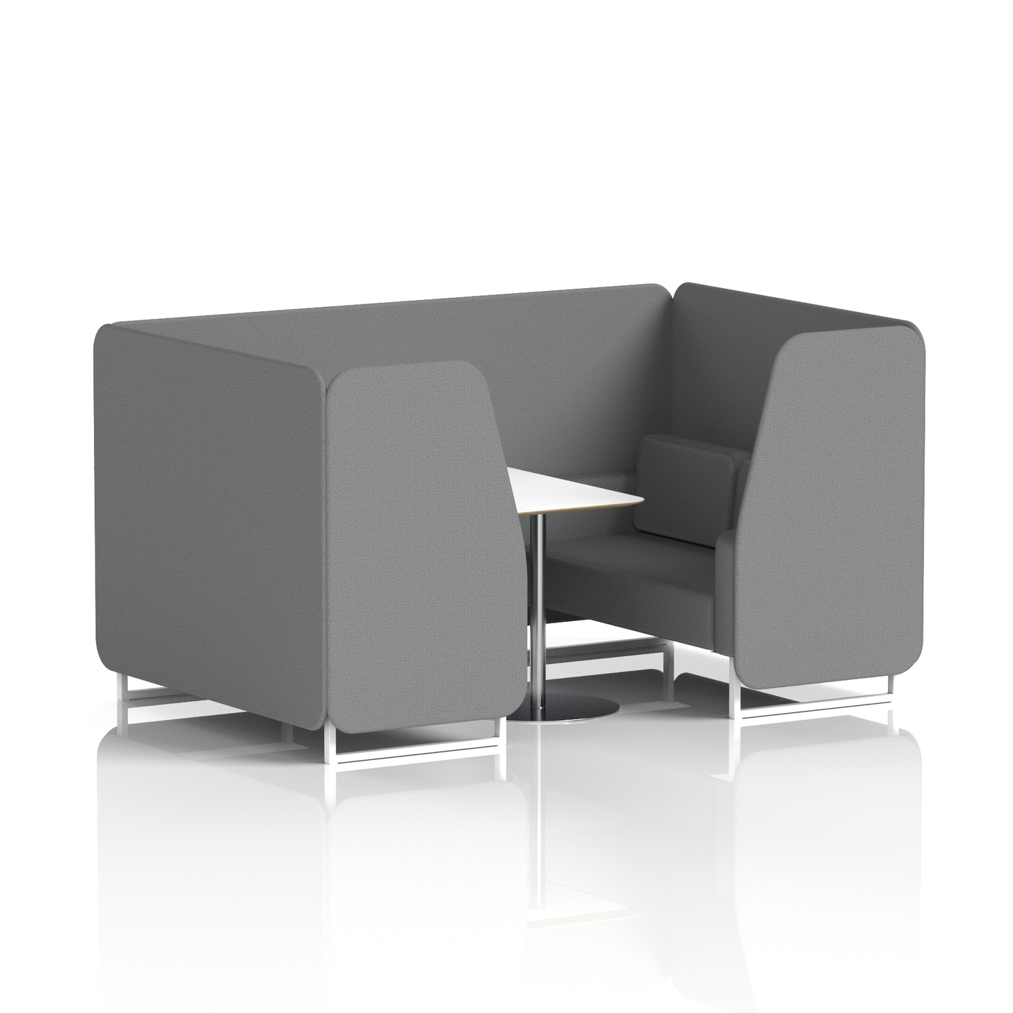 Brixworth Booth With White Table In Single Tone (Part 2)