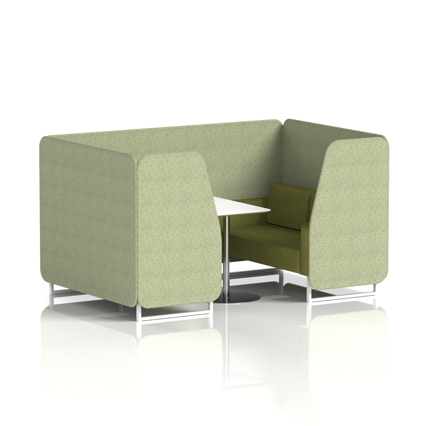 Brixworth Booth With White Table In Two Tone (Part 1)