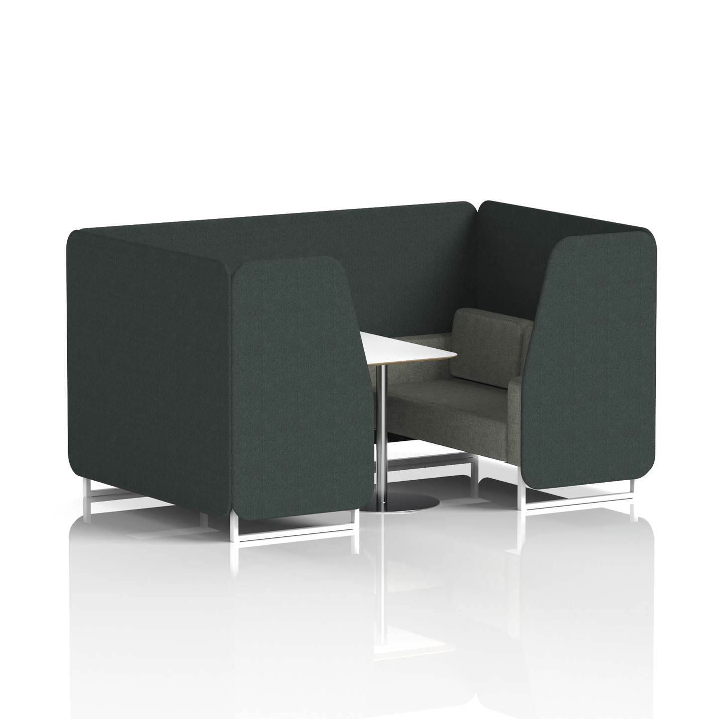 Brixworth Booth With White Table In Two Tone (Part 1)