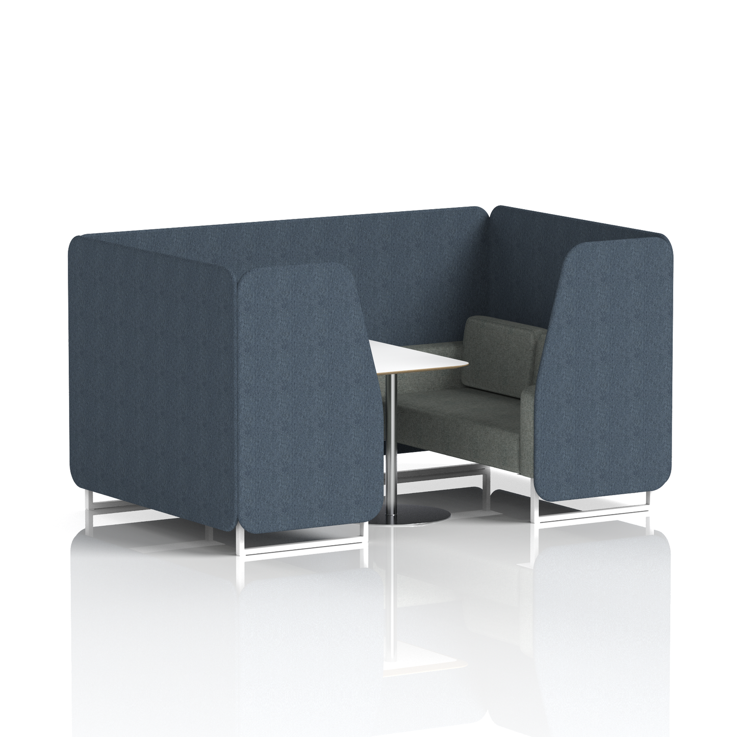 Brixworth Booth With White Table In Two Tone (Part 1)