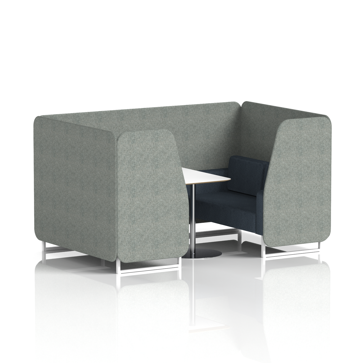 Brixworth Booth With White Table In Two Tone (Part 1)