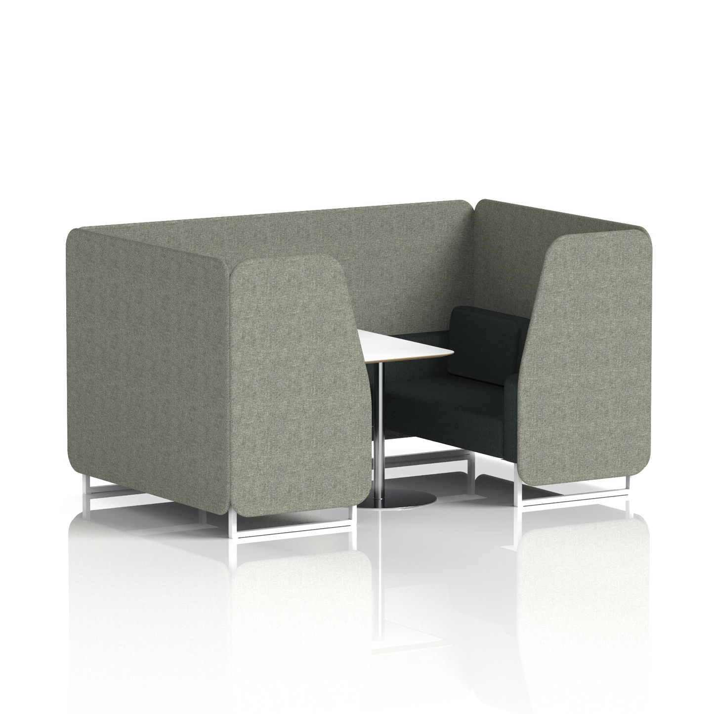 Brixworth Booth With White Table In Two Tone (Part 1)