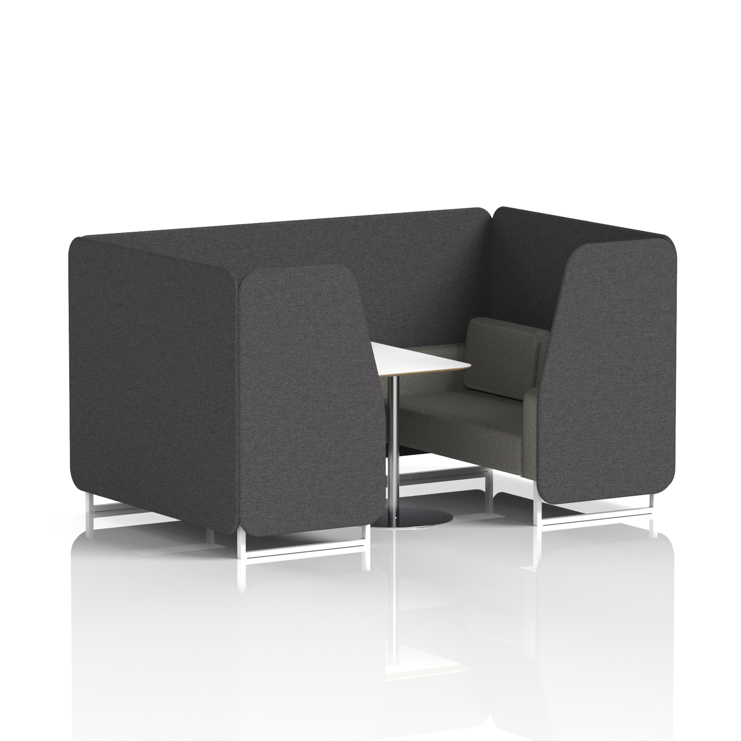 Brixworth Booth With White Table In Two Tone (Part 1)