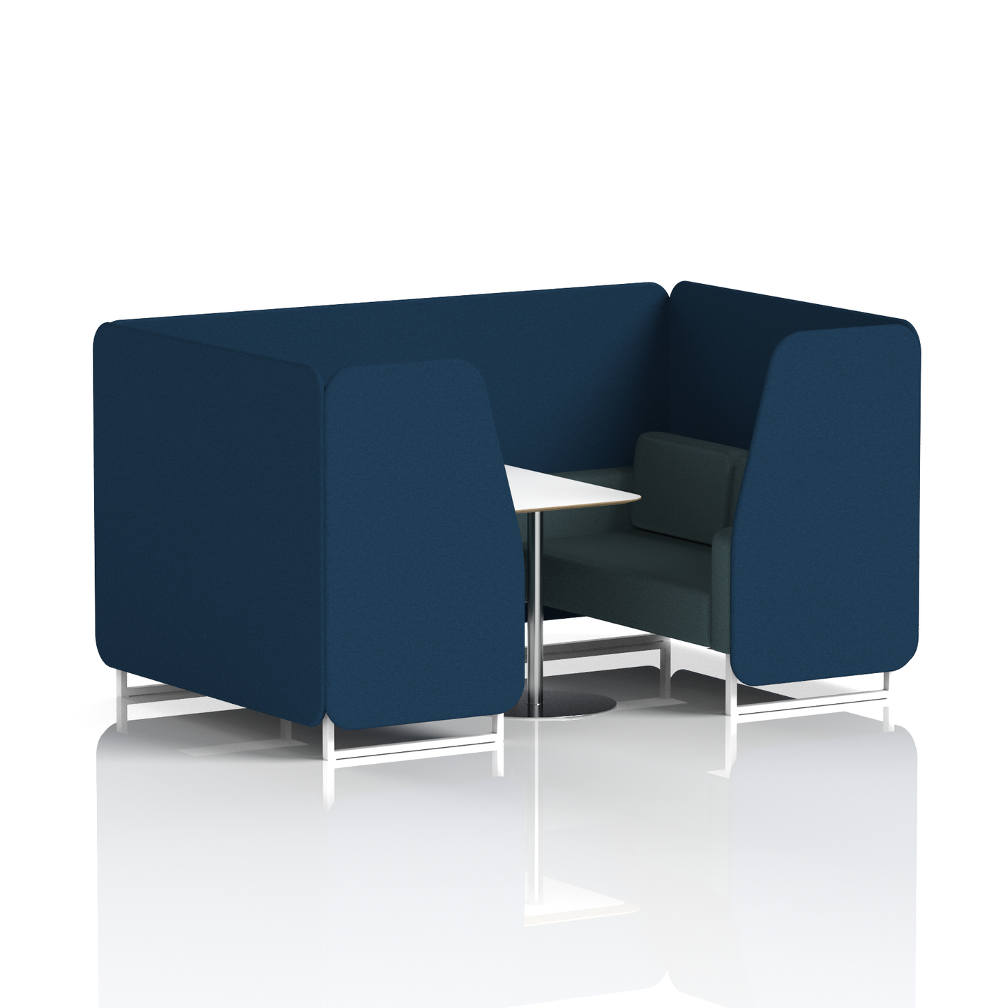 Brixworth Booth With White Table In Two Tone (Part 1)