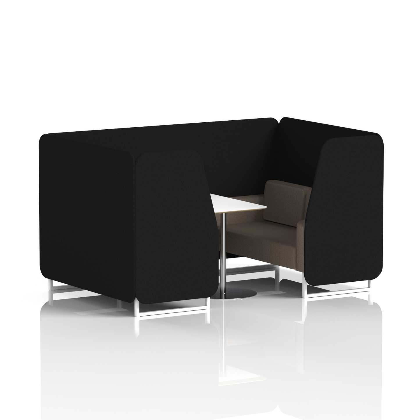 Brixworth Booth With White Table In Two Tone (Part 1)