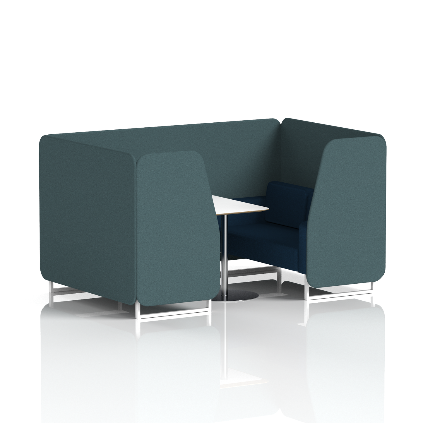 Brixworth Booth With White Table In Two Tone (Part 2)