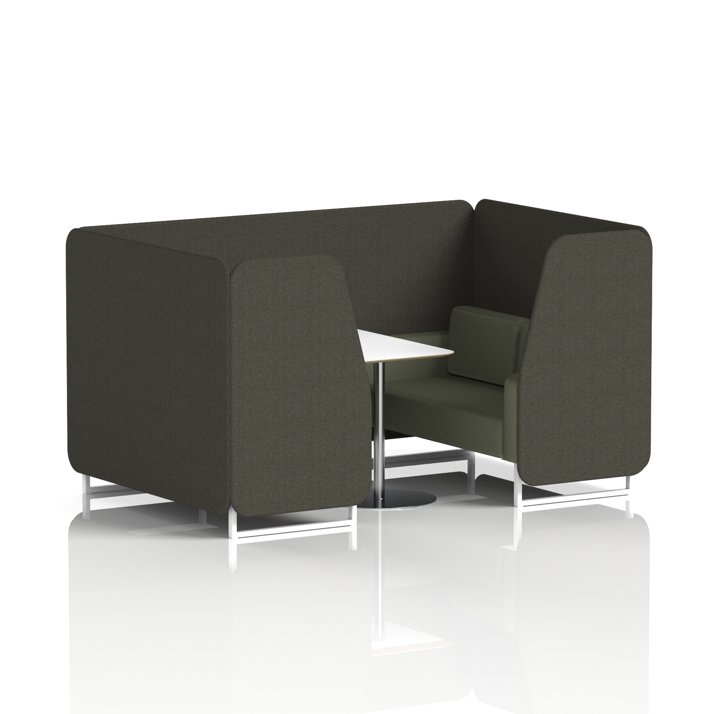 Brixworth Booth With White Table In Two Tone (Part 2)