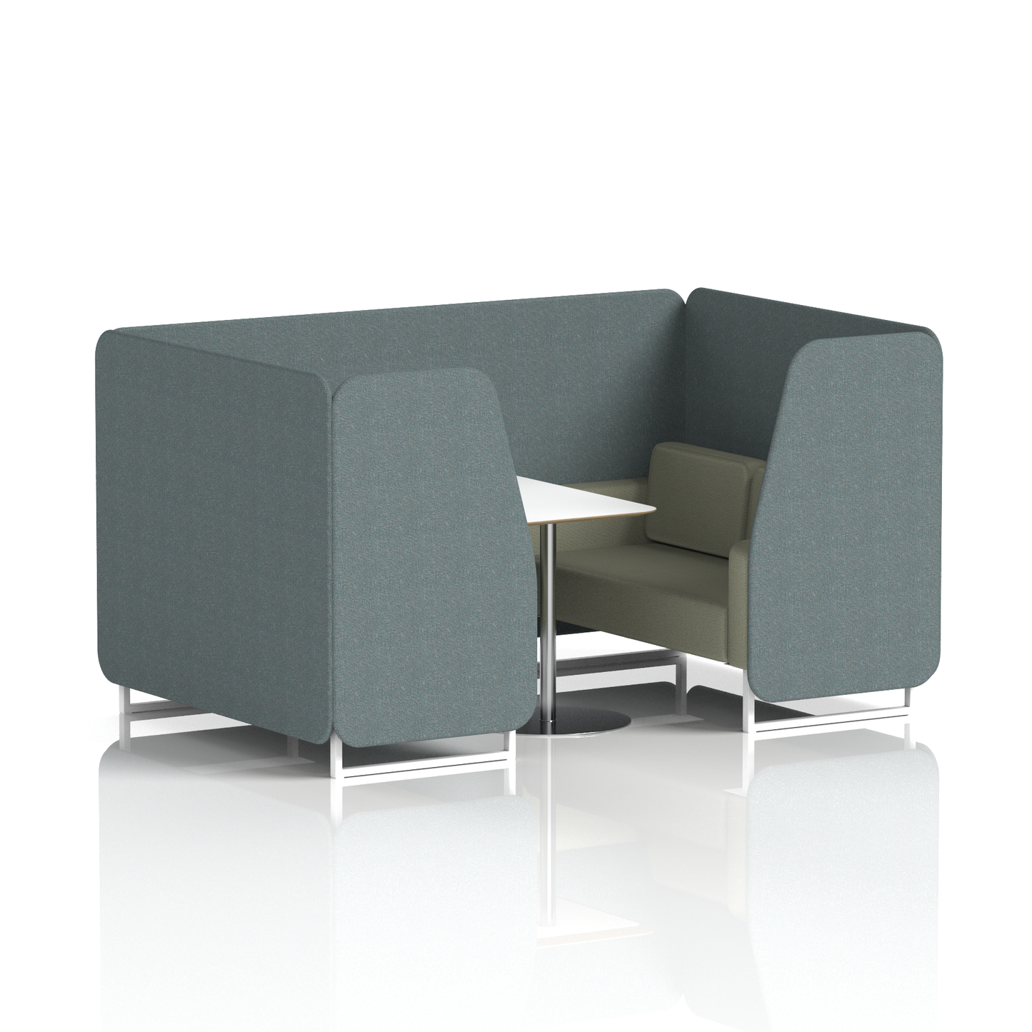 Brixworth Booth With White Table In Two Tone (Part 2)