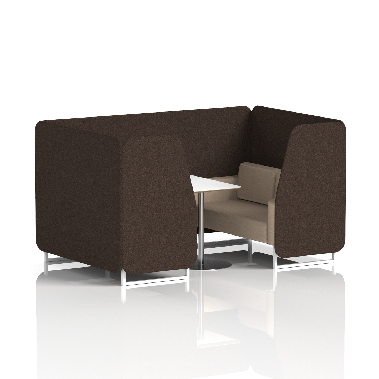 Brixworth Booth With White Table In Two Tone (Part 2)