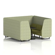 Brixworth Booth With Black Table In Two Tone (Part 1)