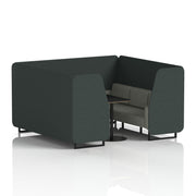 Brixworth Booth With Black Table In Two Tone (Part 1)