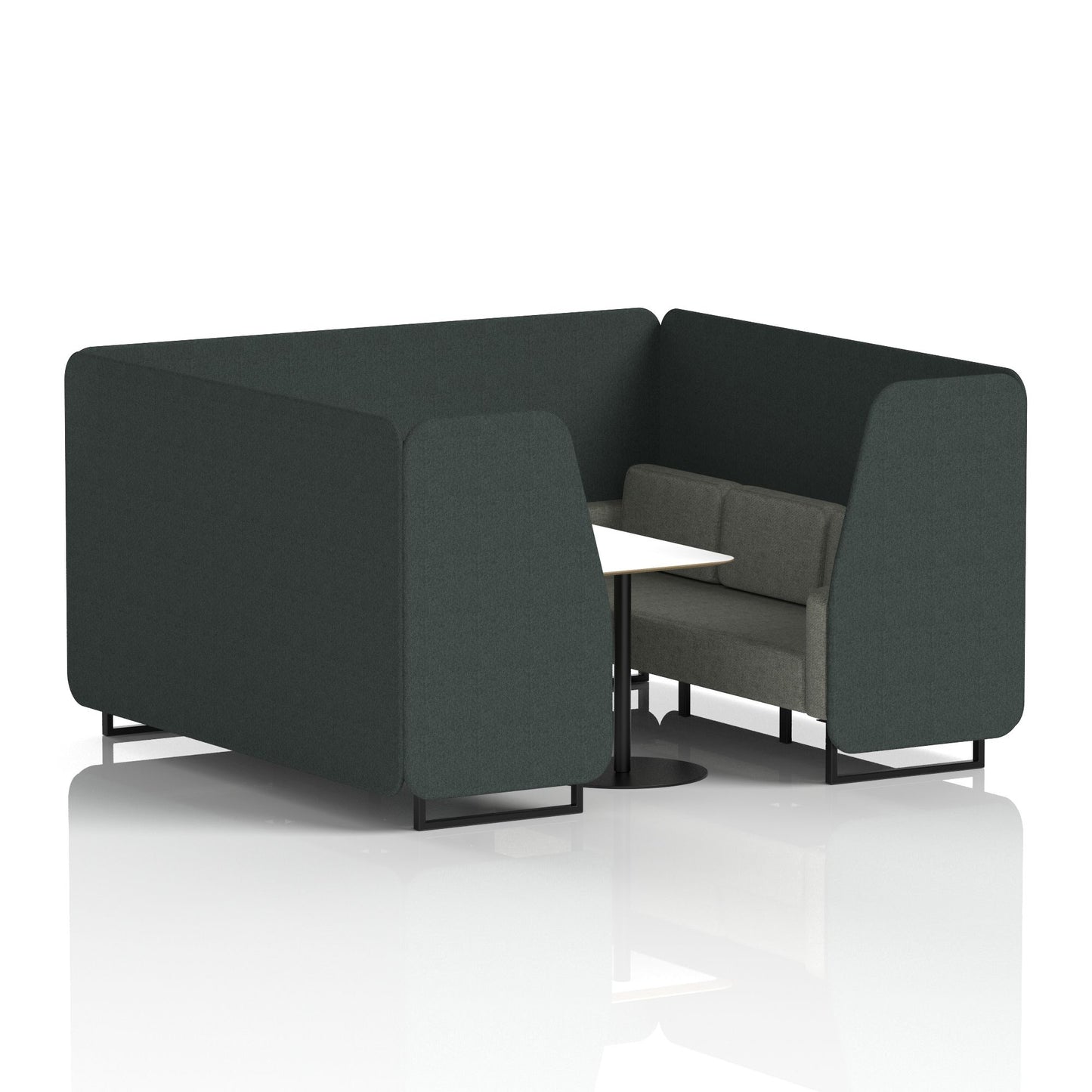 Brixworth Booth With White Table In Two Tone (Part 1)