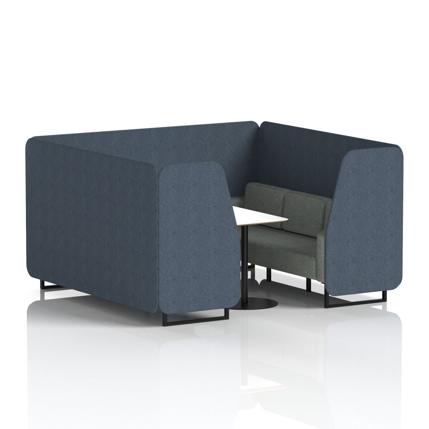 Brixworth Booth With White Table In Two Tone (Part 1)