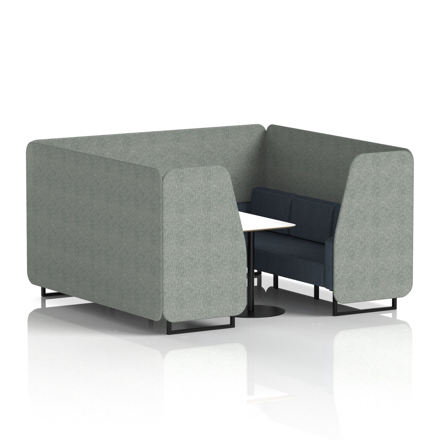 Brixworth Booth With White Table In Two Tone (Part 1)