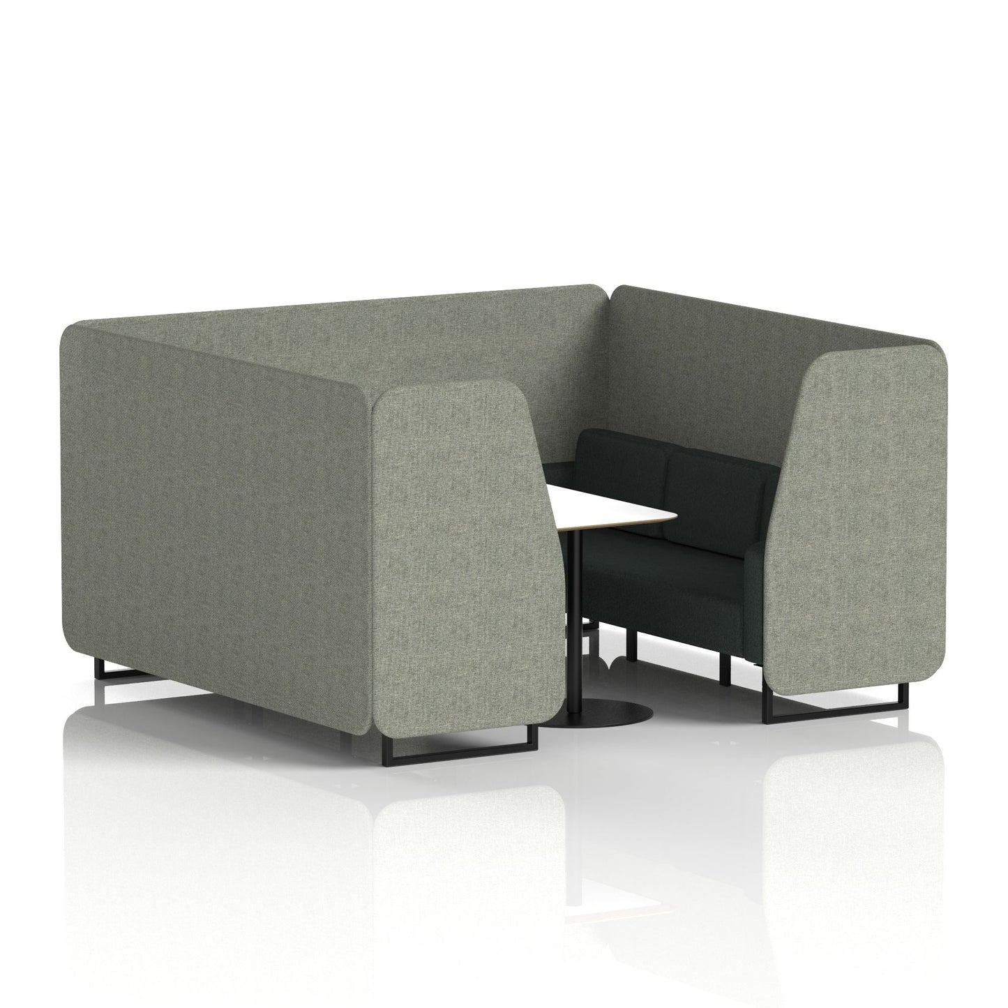 Brixworth Booth With White Table In Two Tone (Part 1)