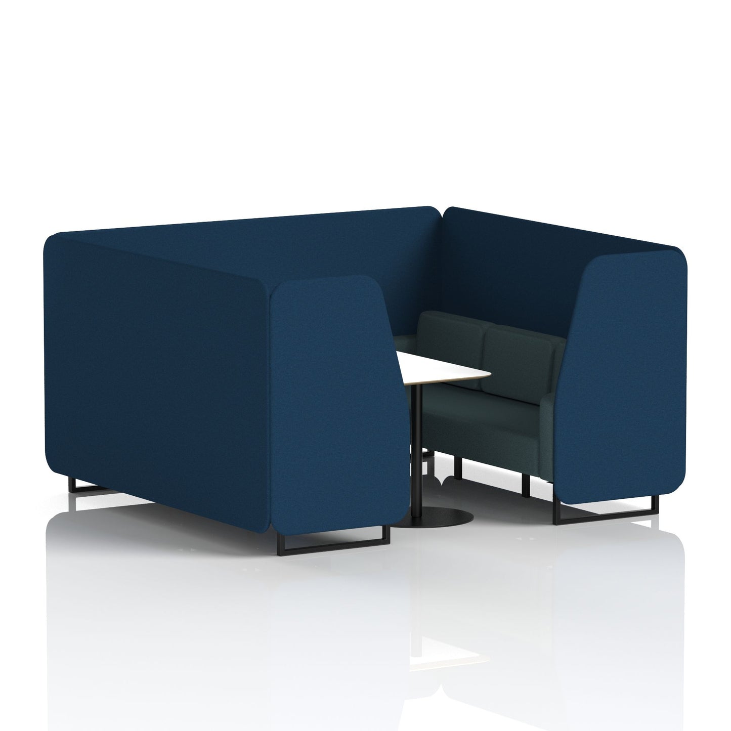 Brixworth Booth With White Table In Two Tone (Part 1)