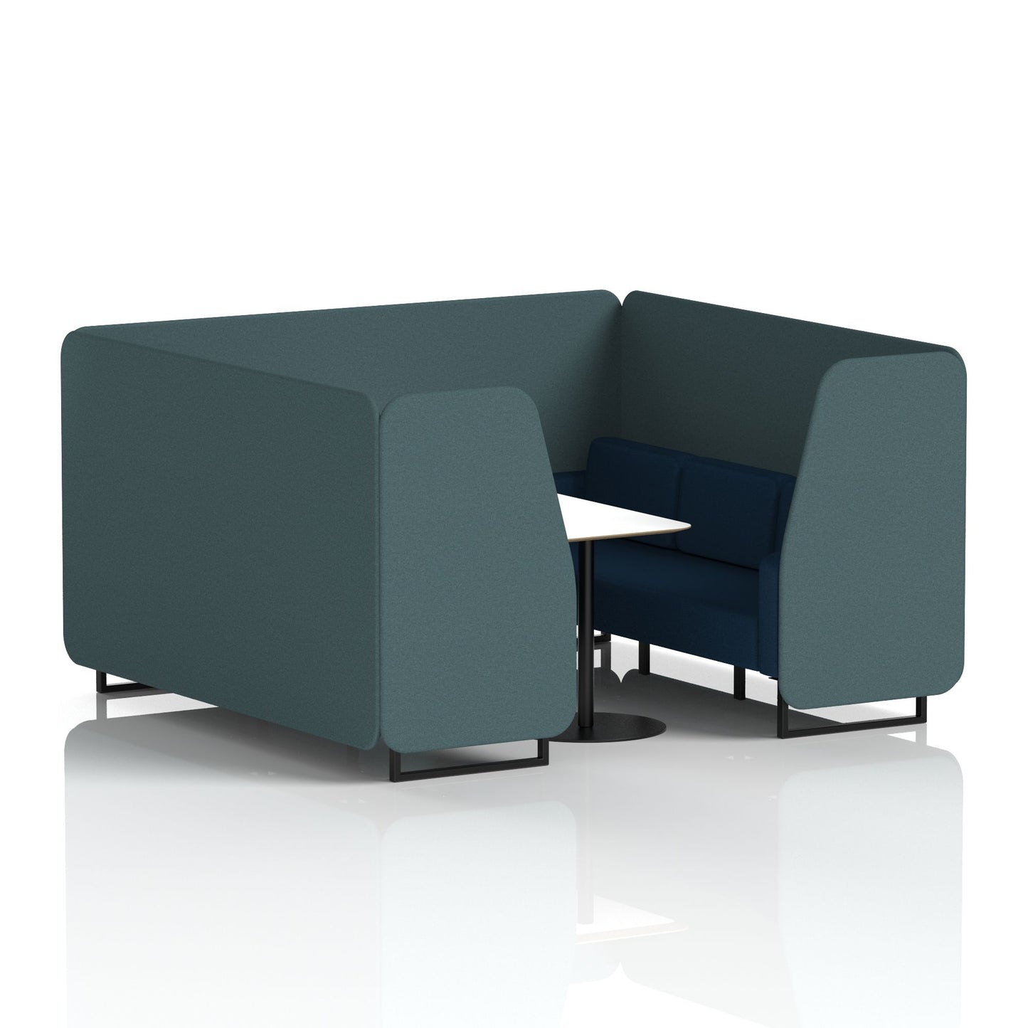 Brixworth Booth With White Table In Two Tone (Part 1)