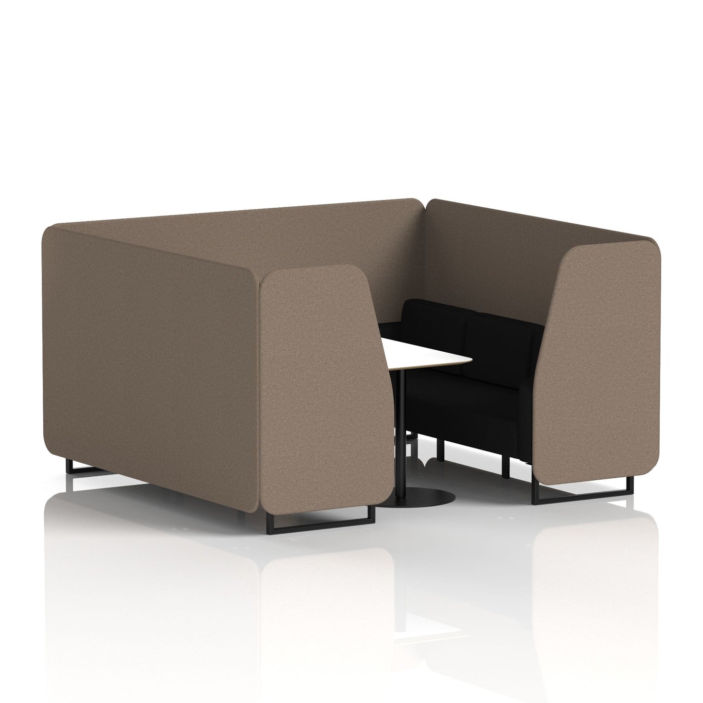 Brixworth Booth With White Table In Two Tone (Part 1)