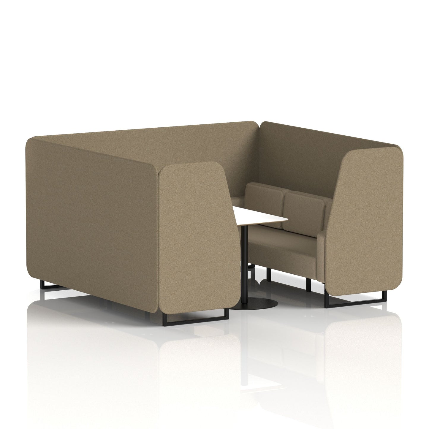 Brixworth Booth With White Table In Two Tone (Part 1)