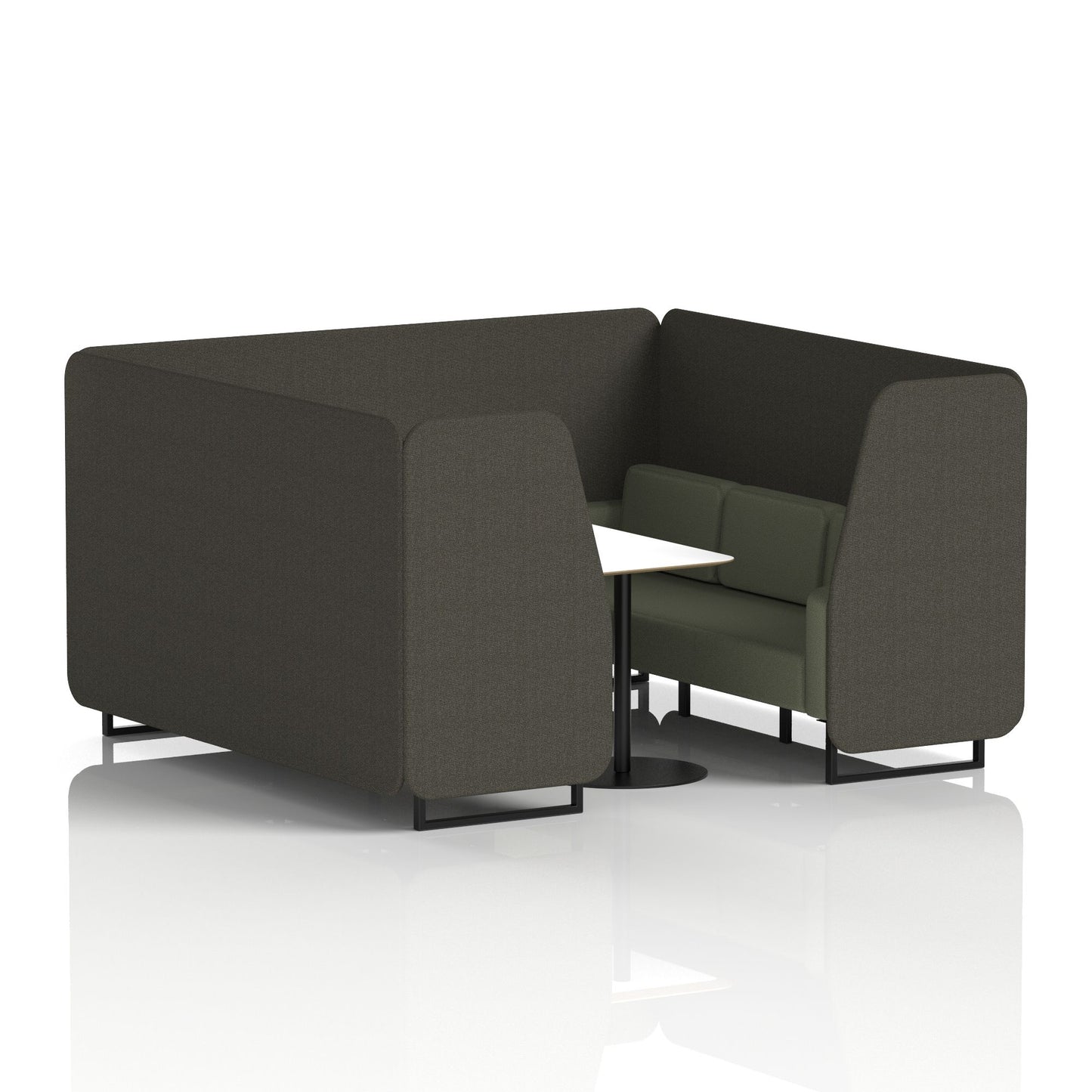 Brixworth Booth With White Table In Two Tone (Part 1)