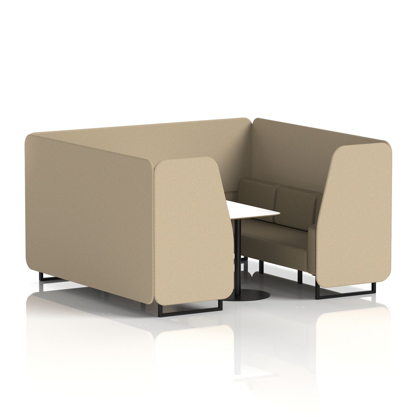 Brixworth Booth With White Table In Two Tone (Part 1)