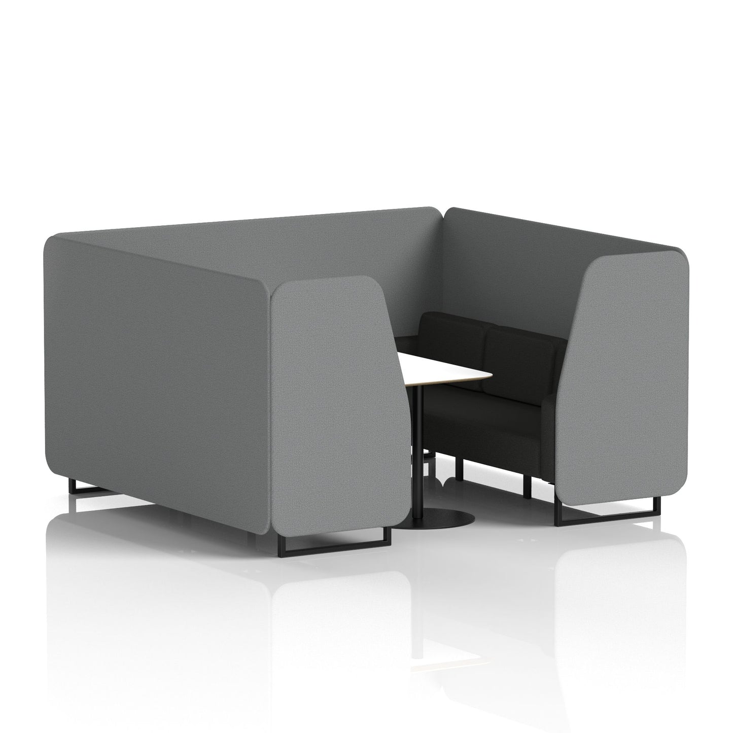 Brixworth Booth With White Table In Two Tone (Part 1)
