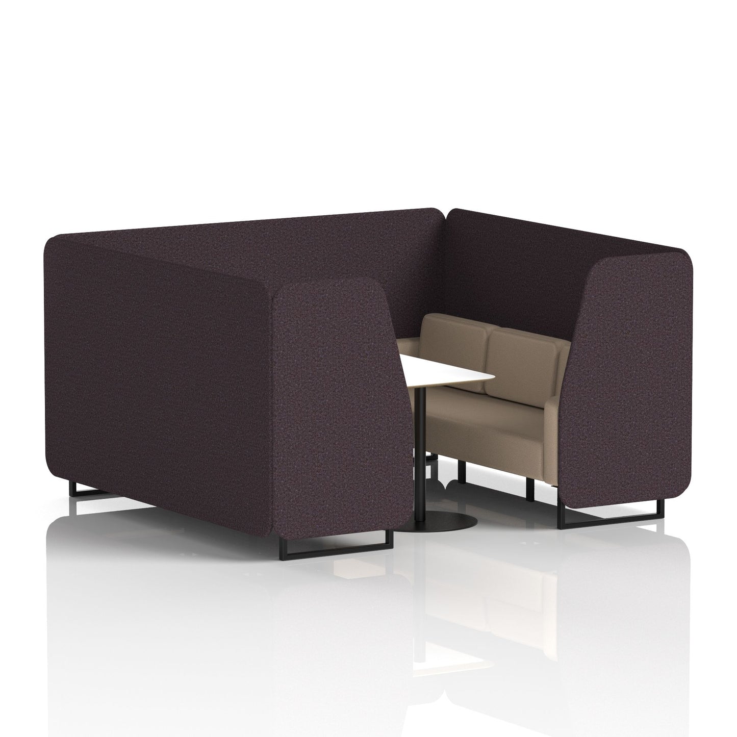 Brixworth Booth With White Table In Two Tone (Part 1)