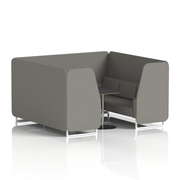Brixworth Booth With Black Table In Single Tone (Part 2)