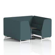 Brixworth Booth With Black Table In Single Tone (Part 2)
