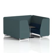 Brixworth Booth With Black Table In Two Tone (Part 2)