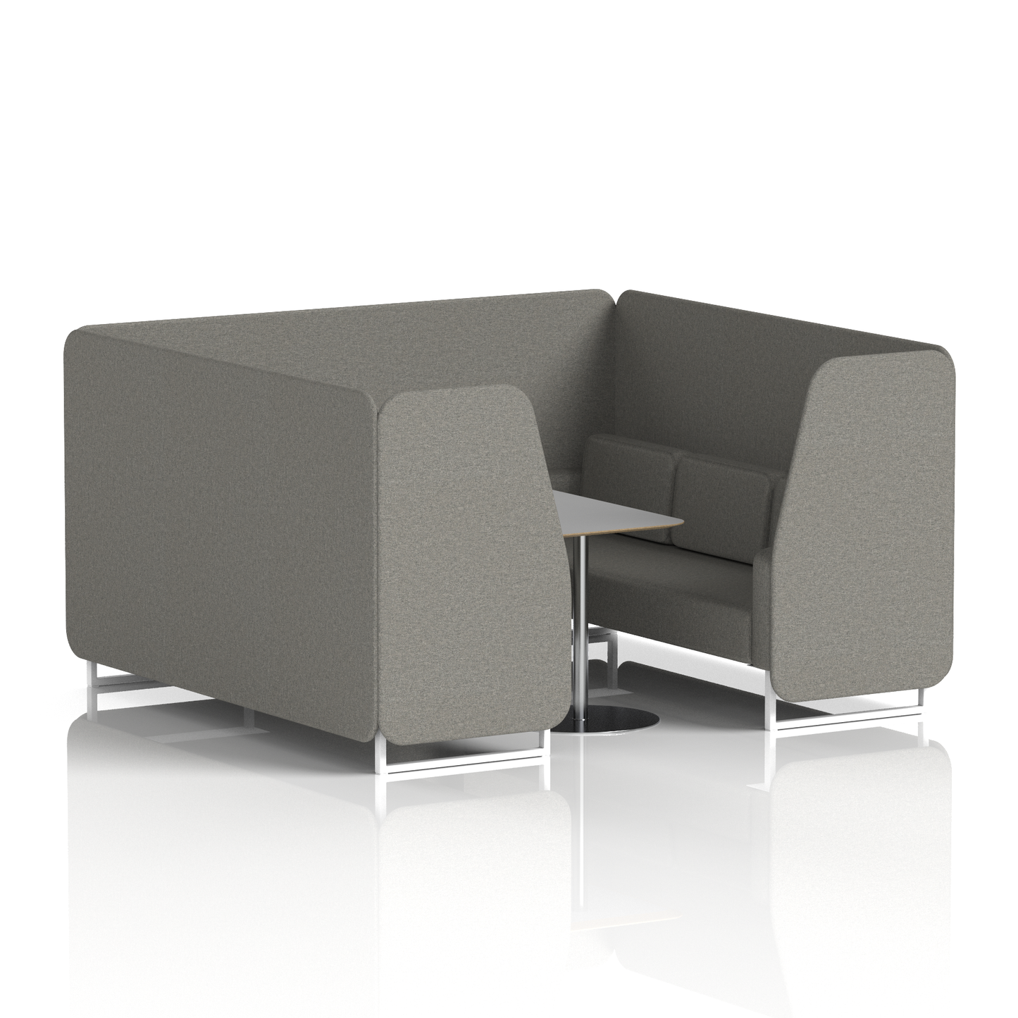 Brixworth Booth With Grey Table In Single Tone (Part 2)