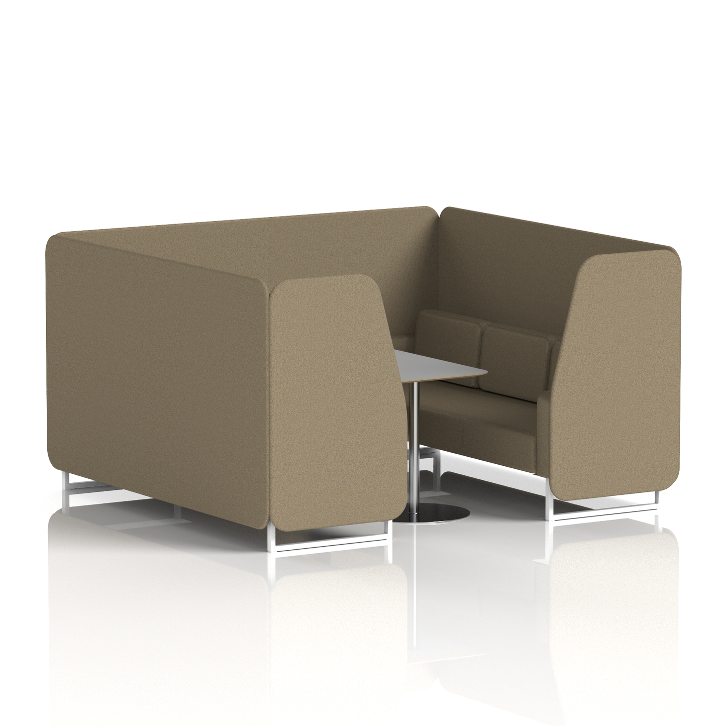 Brixworth Booth With Grey Table In Single Tone (Part 2)