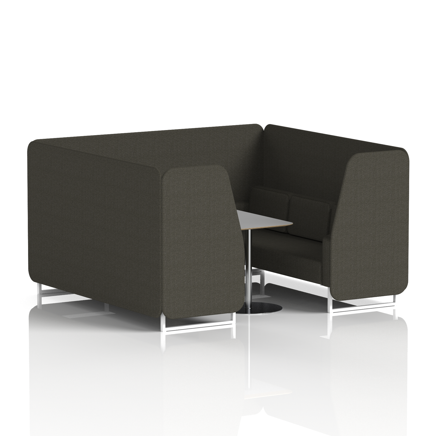 Brixworth Booth With Grey Table In Single Tone (Part 2)