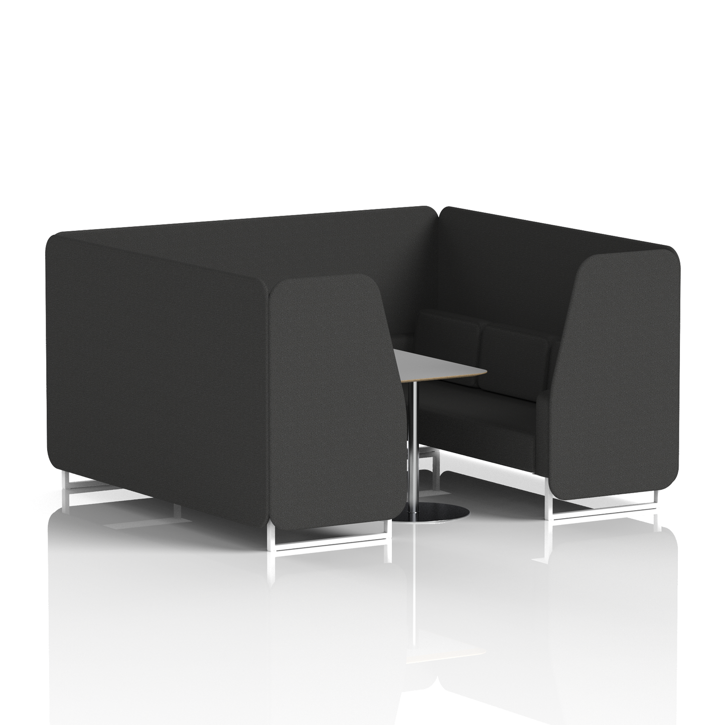 Brixworth Booth With Grey Table In Single Tone (Part 2)