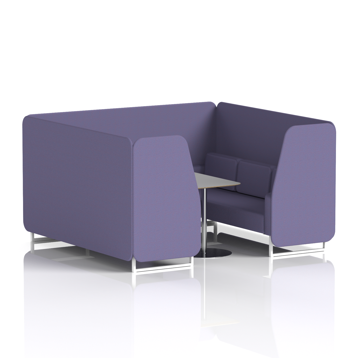 Brixworth Booth With Grey Table In Single Tone (Part 2)