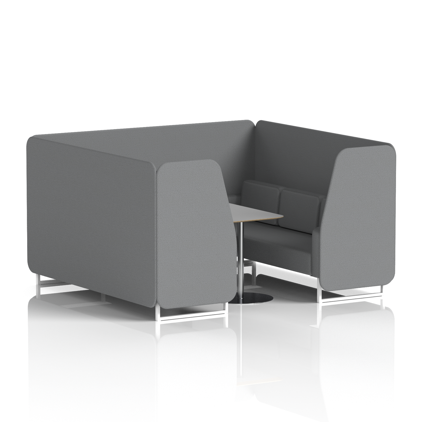 Brixworth Booth With Grey Table In Single Tone (Part 2)