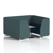 Brixworth Booth With Grey Table In Two Tone (Part 2)