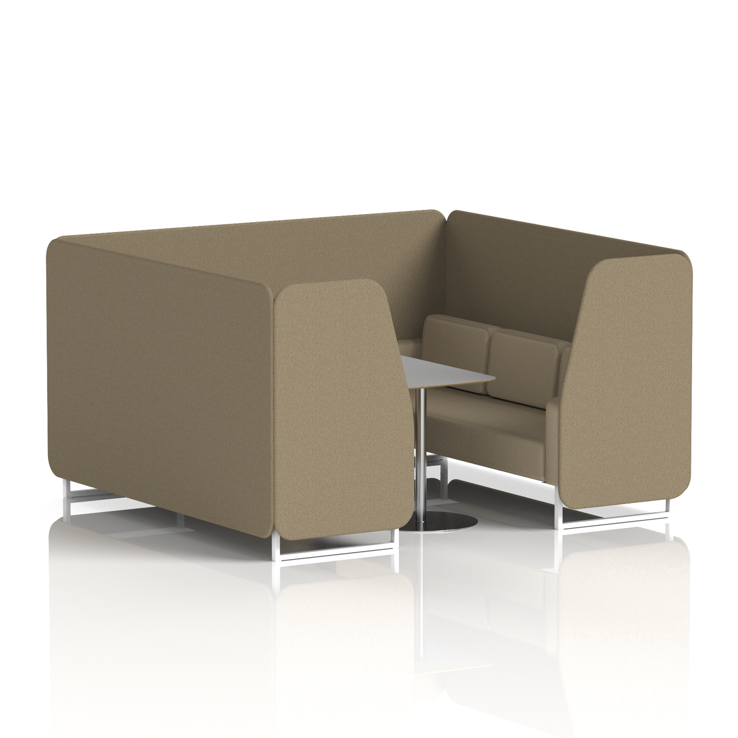 Brixworth Booth With Grey Table In Two Tone (Part 2)