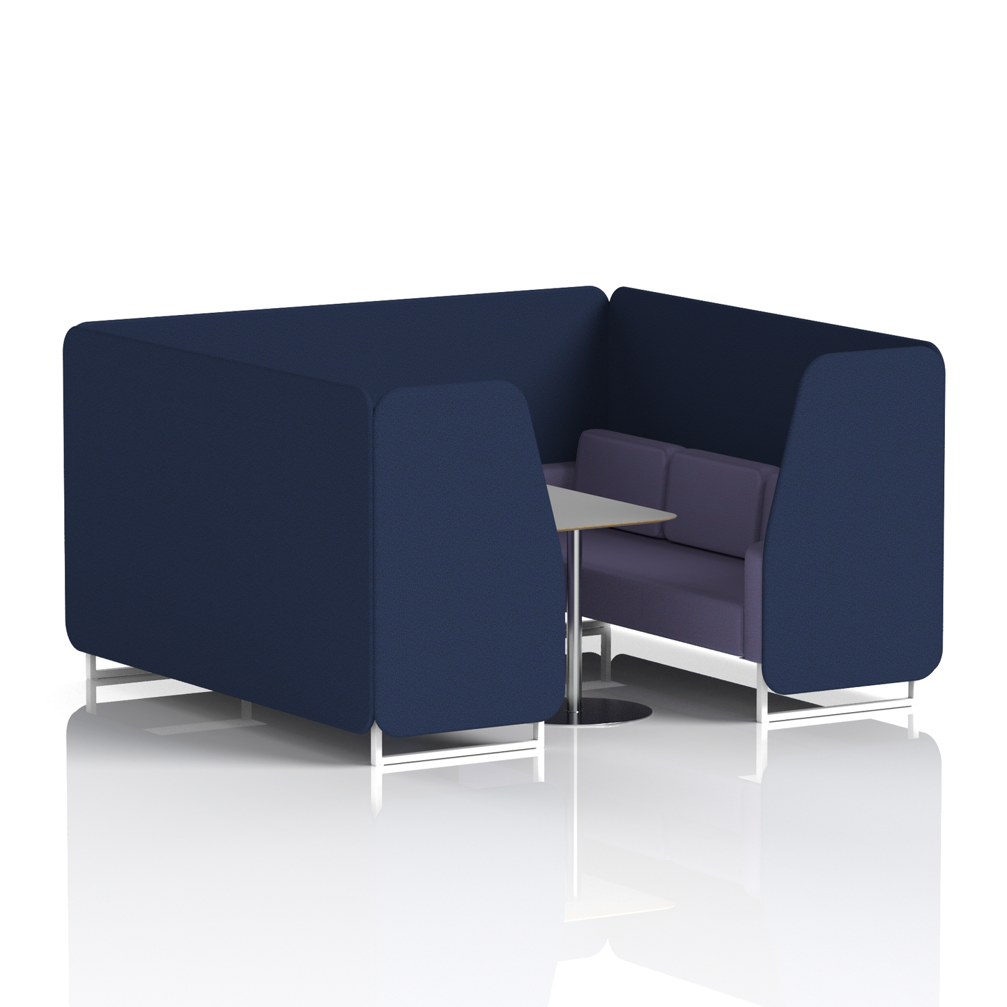 Brixworth Booth With Grey Table In Two Tone (Part 2)