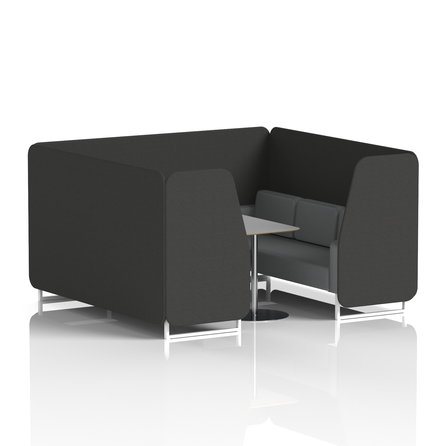 Brixworth Booth With Grey Table In Two Tone (Part 2)