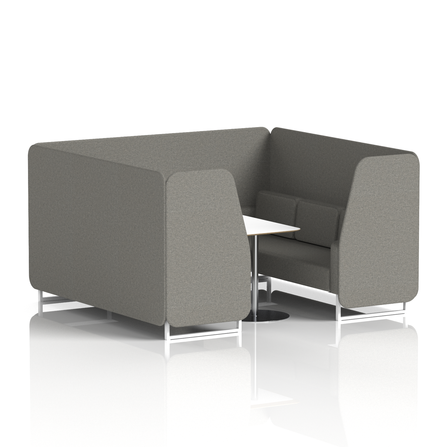 Brixworth Booth With White Table In Single Tone (Part 2)